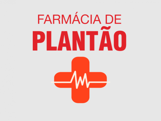 PLANTÃO DAS FARMÁCIAS!!